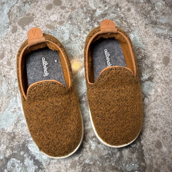 Allbirds Smallbirds Lounger Wool Mustard Sz T7 SBL Baby Toddler Shoes Kicks - Picture 2 of 10